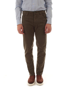 Jacob Cohen jeans scott cropped carrot slim fit da uomo green