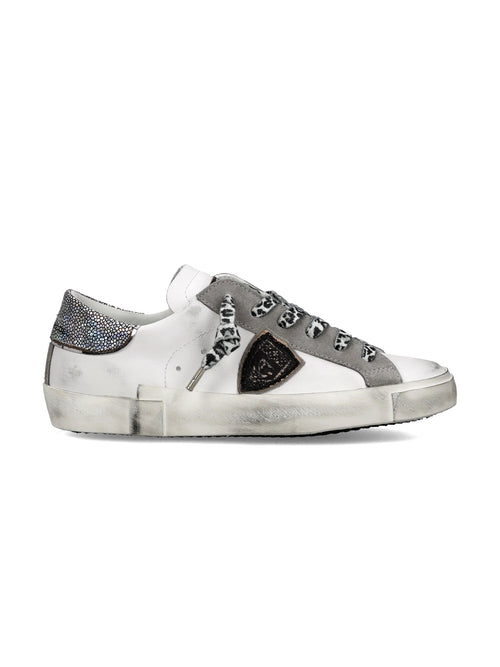 Philippe Model PARIS LOW sneakers da donna metal leo/blanc/noir