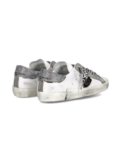 Philippe Model PARIS LOW sneakers da donna metal leo/blanc/noir