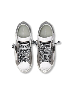 Philippe Model PARIS LOW sneakers da donna metal leo/blanc/noir