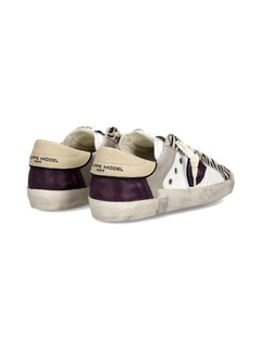 Philippe Model PARIS LOW sneakers da donna animalier blanc