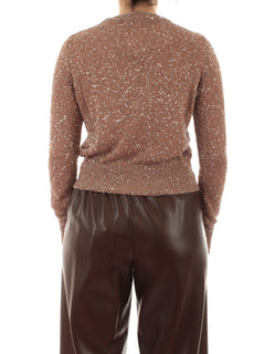 Jucca maglia in full paillettes da donna tulle