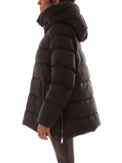 ADD piumino con cappuccio da donna black