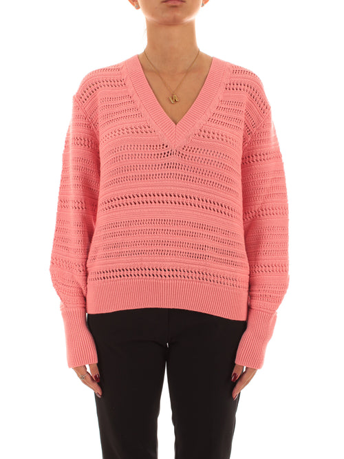 Akep maglia scollo a v da donna blush