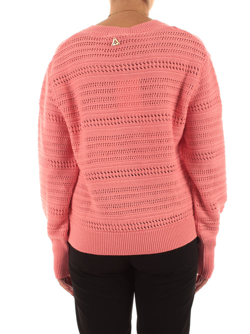 Akep maglia scollo a v da donna blush