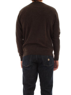 Woolrich maglione girocollo in pura lana da uomo falcon