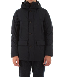 Woolrich Arctic Parka Cloud con cappuccio da uomo melton blue