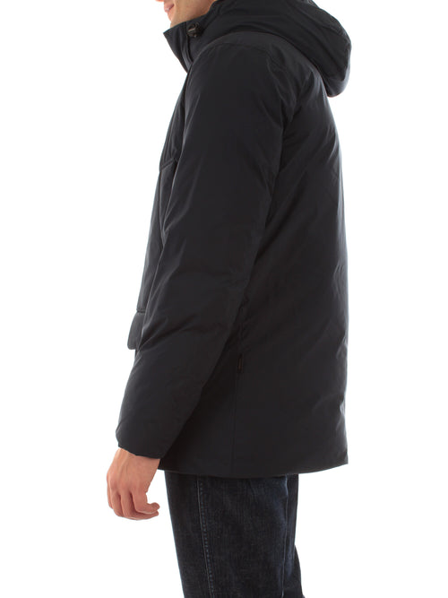 Woolrich Arctic Parka Cloud con cappuccio da uomo melton blue