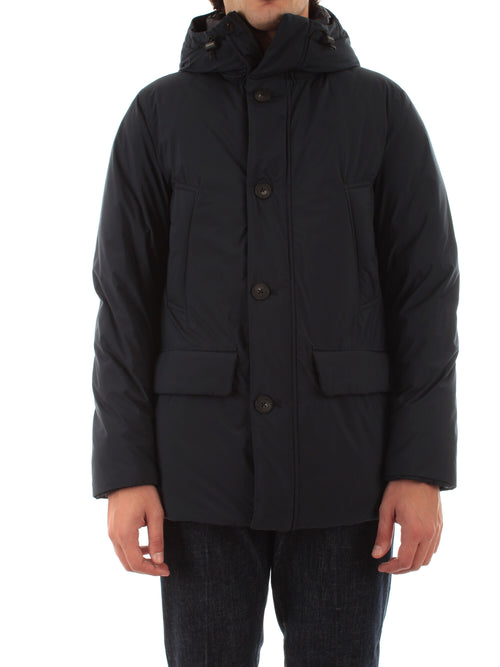 Woolrich Arctic Parka Cloud con cappuccio da uomo melton blue