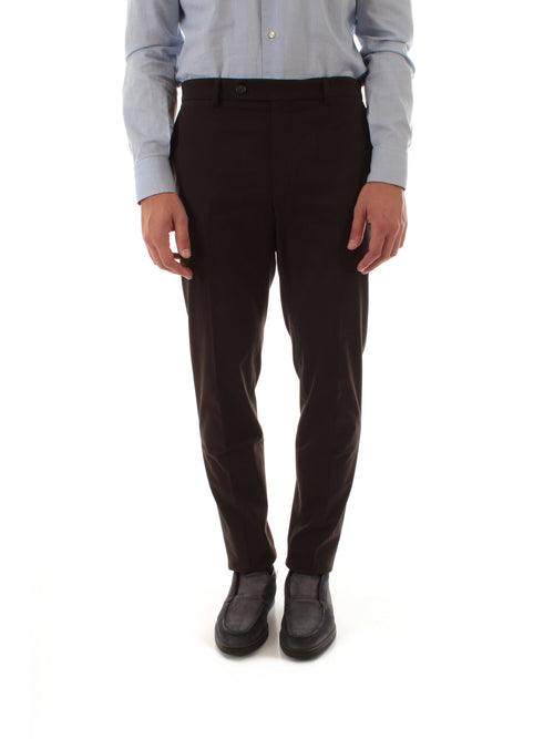 Incotex pantalone Pattern 54 da uomo marrone