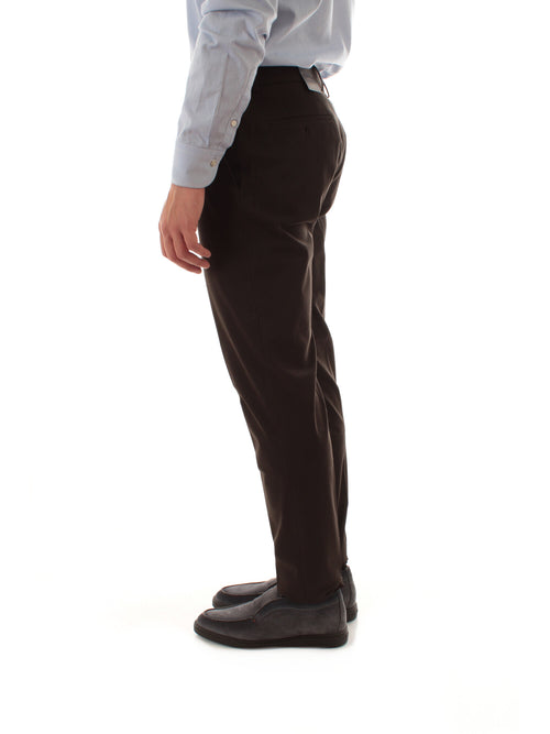 Incotex pantalone Pattern 54 da uomo marrone