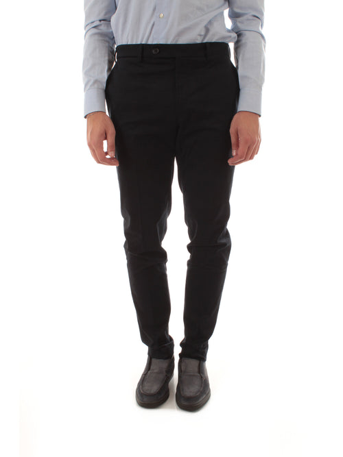 Incotex pantalone Pattern 54 da uomo blu navy