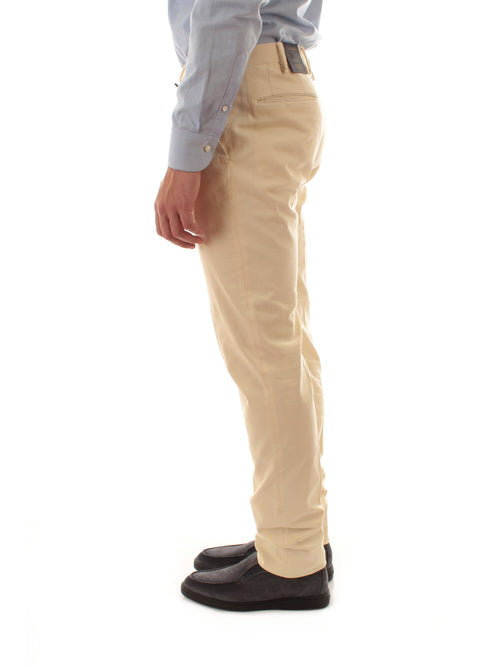 Incotex pantalone Pattern 30 da uomo sabbia
