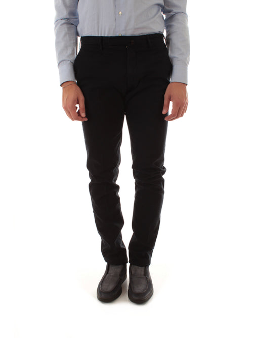 Incotex pantalone Pattern 30 da uomo blu navy