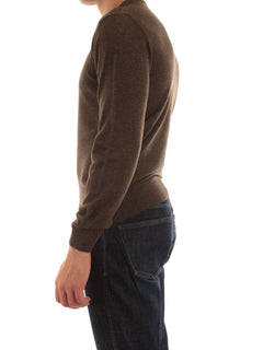 Mauro Ottaviani maglia girocollo da uomo marrone