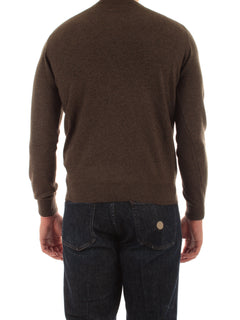 Mauro Ottaviani maglia girocollo da uomo marrone