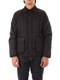 Herno giacca in nylon Chamonix e Waxed tech cotton da uomo blu