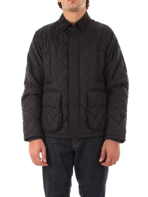 Herno giacca in nylon Chamonix e Waxed tech cotton da uomo blu