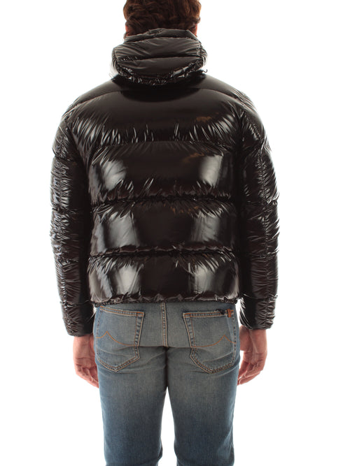 Herno bomber in gloss da uomo nero