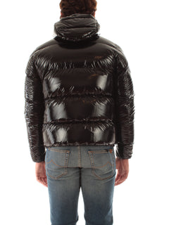 Herno bomber in gloss da uomo nero