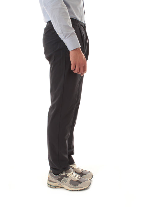 Herno pantaloni da uomo blu