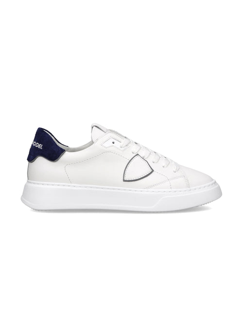 Philippe Model TEMPLE LOW sneakers da uomo blanc/bleu