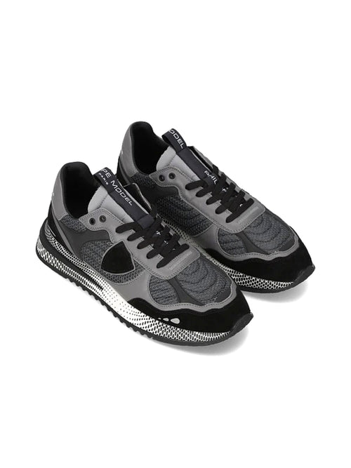Philippe Model OLYMPIQUE LOW sneakers da uomo noir/gris