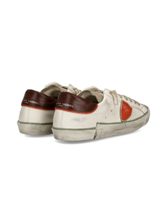 Philippe Model PARIS LOW sneakers da uomo lait/orange