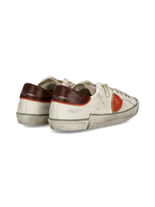 Philippe Model PARIS LOW sneakers da uomo lait/orange