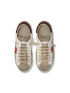 Philippe Model PARIS LOW sneakers da uomo lait/orange
