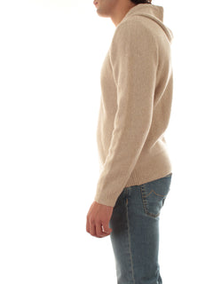 Fedeli felpa con cappuccio da uomo beige