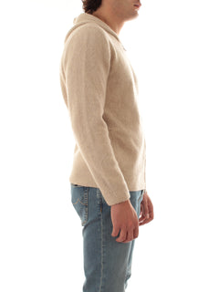 Fedeli felpa con cappuccio da uomo beige