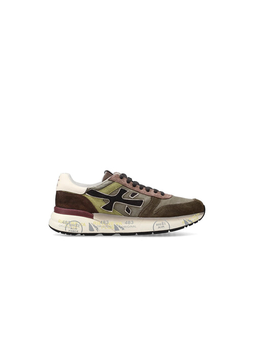 Premiata MICK 7717 sneakers da uomo verde militare/marrone