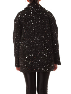 Emme Marella RANCH cappotto con paillettes da donna nero