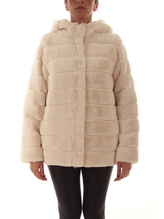 Emme Marella SEM ecopelliccia da donna burro