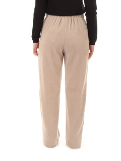 Emme Marella FOSTER pantalone in velluto a coste da donna cacha