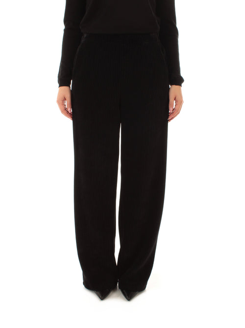 Emme Marella FOSTER pantalone in velluto a coste da donna antracite
