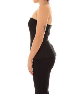 Emme Marella SULMONA top a fascia da donna nero