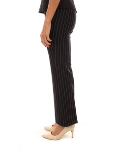 Emme Marella BARABBA pantalone in jersey da donna blu gessato