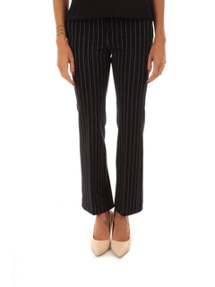 Emme Marella BARABBA pantalone in jersey da donna blu gessato