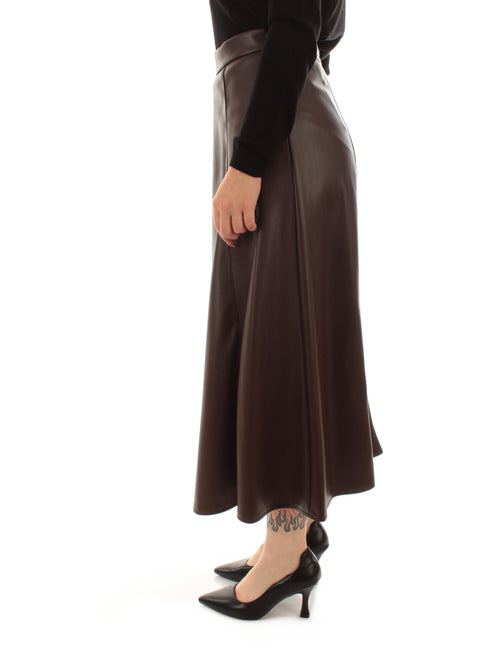 Emme Marella VALLY gonna ampia da donna bordeaux