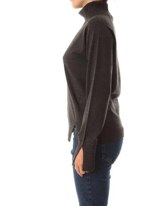 Emme Marella AQUILE maglia in viscosa stretch da donna grigio melange