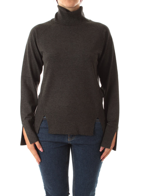 Emme Marella AQUILE maglia in viscosa stretch da donna grigio melange