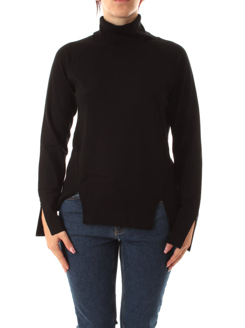 Emme Marella AQUILE maglia in viscosa stretch da donna nero
