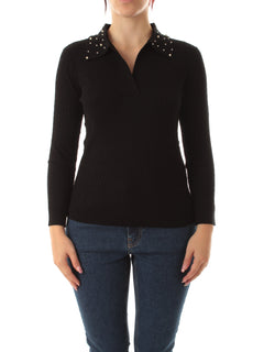 Emme Marella COBRA maglia a polo da donna nero