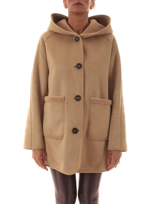 Emme Marella GAVETTA caban reversibile da donna miele