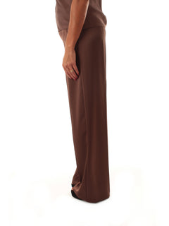 Iblues SANDALO pantalone fluido da donna testa di moro
