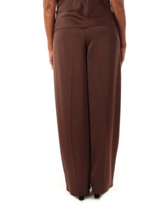 Iblues SANDALO pantalone fluido da donna testa di moro
