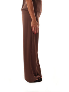 Iblues SANDALO pantalone fluido da donna testa di moro