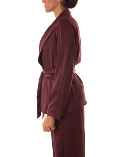 Iblues PARANA blazer morbido da donna bordeaux